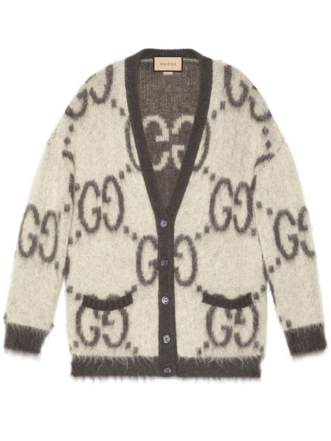 gucci cardigan mohair|GUCCI Mohair.